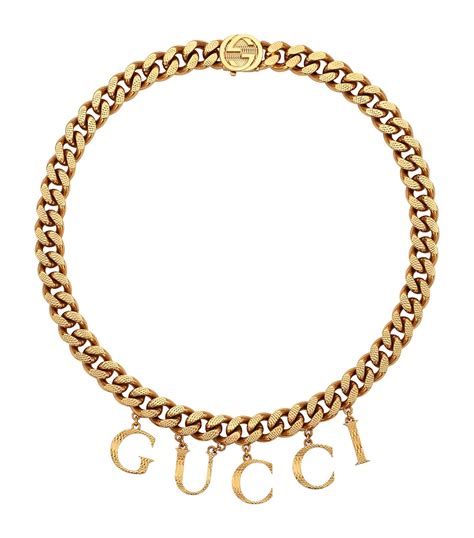 gucci female necklace|Gucci chunky necklace.